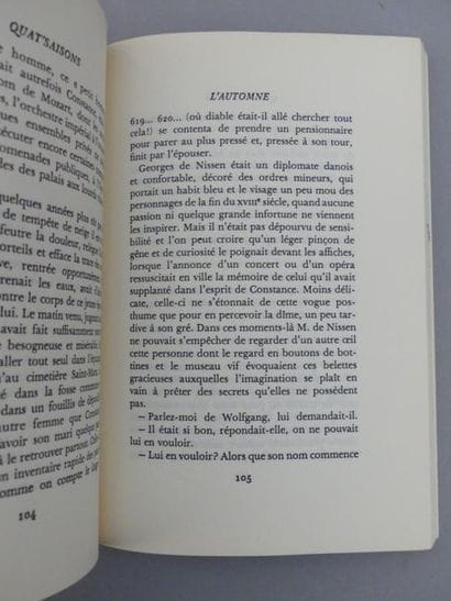 BLONDIN (Antoine). QUAT' SAISONS. Nouvelles....