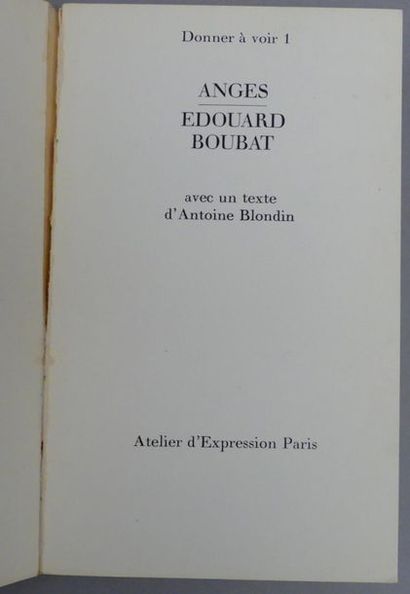 [PHOTOGRAPHIE]. BOUBAT (Édouard). ANGES....