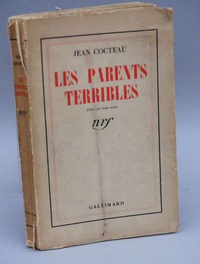COCTEAU (Jean).	LES PARENTS TERRIBLES. Pièce...