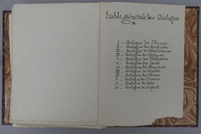 [CURIOSA] [LOUS (Pierre)]. DOUZE DOUZAINS...