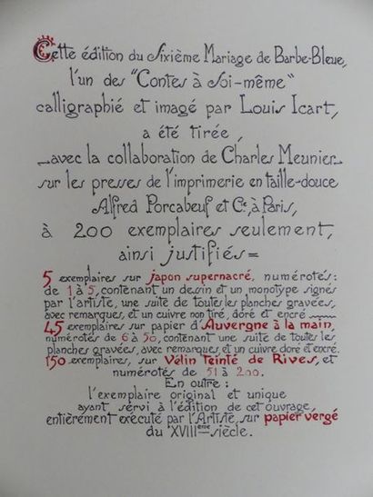 RÉGNIER (Henri de). CONTES À SOI-MÊME. Le...