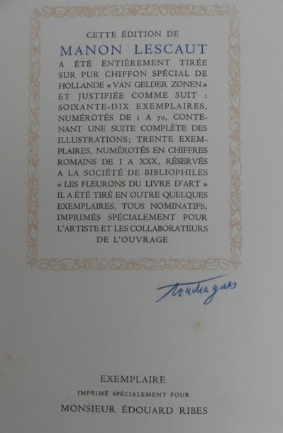 PRÉVOST (Abbé). HISTOIRE DU CHEVALIER DES...