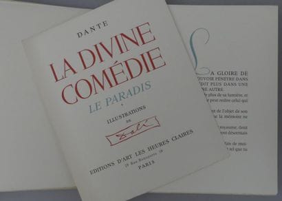 [DALI (Salvador)]. DANTE.	LA DIVINE COMÉDIE....