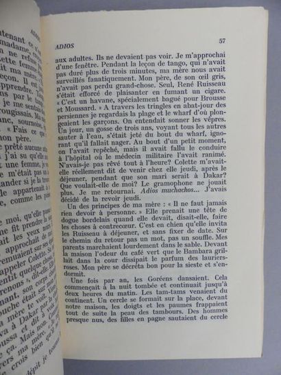 HAEDENS (Kléber). ADIOS. Paris, Grasset,...