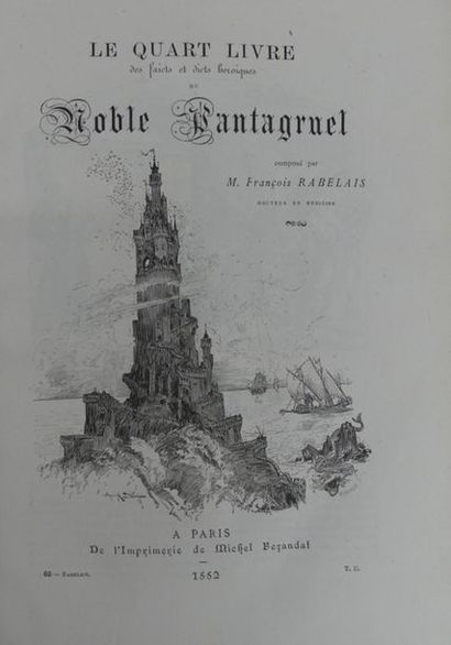 RABELAIS (François). OEUVRES. Paris, Librairie...