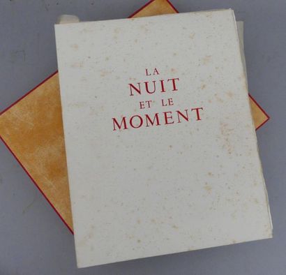CRÉBILLON. LA NUIT ET LE MOMENT. Paris, Guillot,...