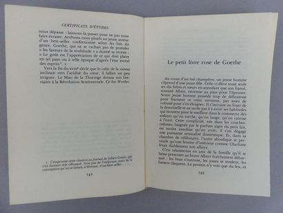 BLONDIN (Antoine). CERTIFICATS D'ÉTUDES....
