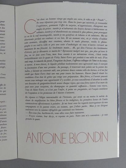 [BLONDIN (Antoine)]. PASSEPORT GASTRONOMIQUE....