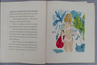 AYMÉ (Marcel). IMAGES DE L'AMOUR. Lithographies...