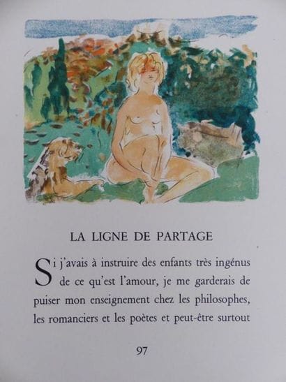 AYMÉ (Marcel). IMAGES DE L'AMOUR. Lithographies...