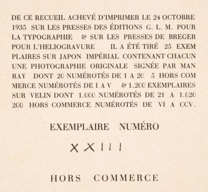 ÉLUARD (Paul) - RAY (Man). FACILE. Paris,...