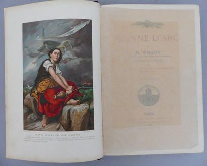 WALLON (Henri). JEANNE D'ARC. Paris, Firmin-Didot,...