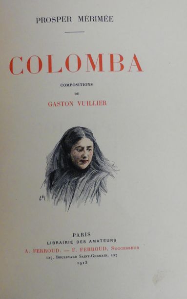 MÉRIMÉE (Prosper). COLOMBA. Paris, Ferroud,...