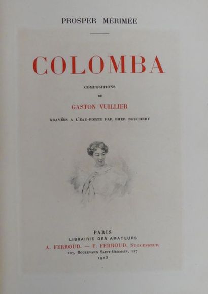 MÉRIMÉE (Prosper). COLOMBA. Paris, Ferroud,...