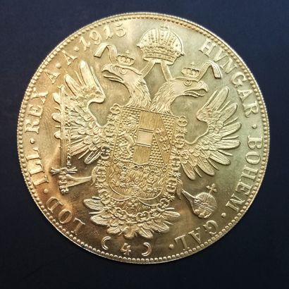 
AUTRICHE 

4 Ducas or François Joseph, 1915...