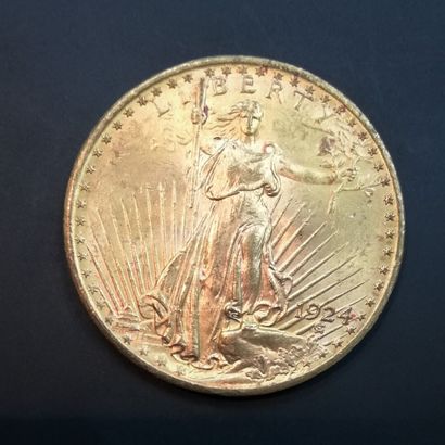 1 Pièce de 20 Dollars or 1924