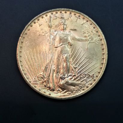 1 Pièce de 20 Dollars or 1924