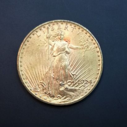 1 Pièce de 20 Dollars or 1924