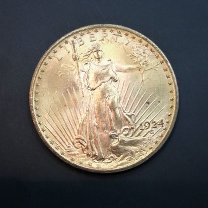 1 Pièce de 20 Dollars or 1924