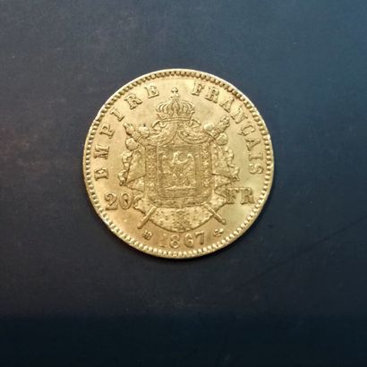 Un pièces de 20 fr or