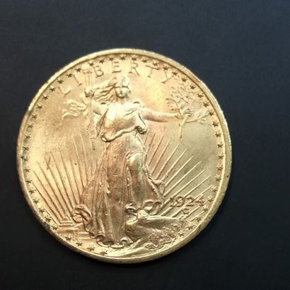 1 Pièce de 20 dollars or 1924