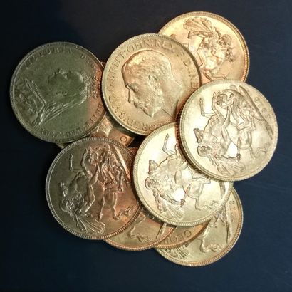 10 Pièces Souverains or