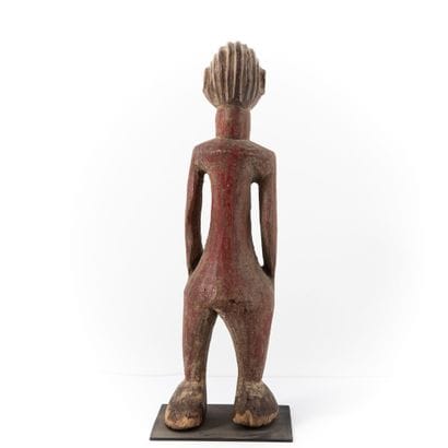 COTE D'IVOIRE 

Statuette colon, polychromie...