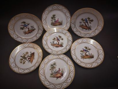 Paris



Seven porcelain plates with polychrome...