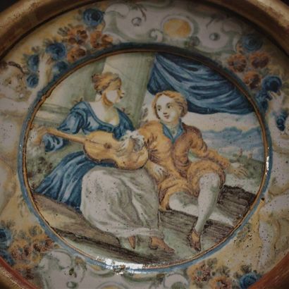 Castelli



Small earthenware plate with...
