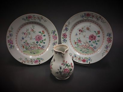China



Two porcelain plates with polychrome...