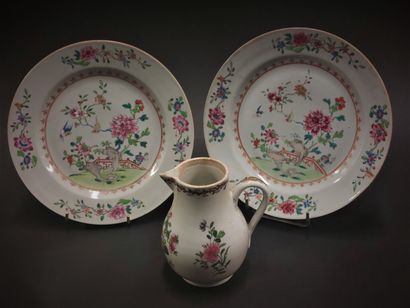 China



Two porcelain plates with polychrome...
