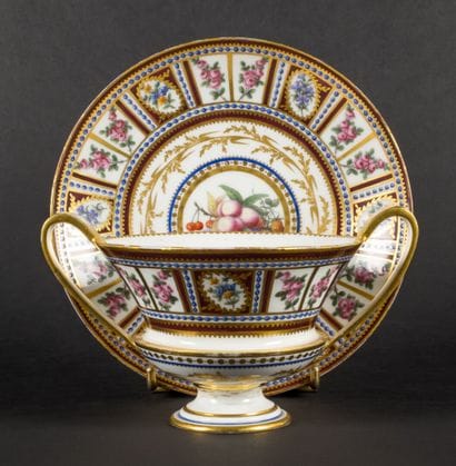 Sevres



Etruscan cup with two handles and...