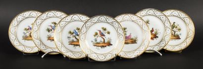 Paris



Seven porcelain plates with polychrome...