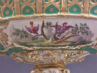 Paris



Large oval porcelain cup with polychrome...