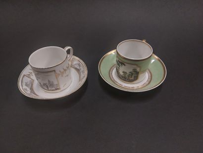 Paris



Two cups of form litron out of porcelain...