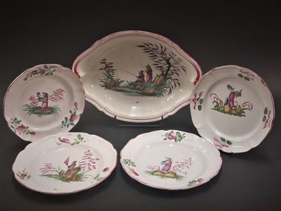 The Islettes



An oval basin and four earthenware...