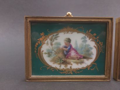Sevres (kind of)



Pair of rectangular plates...