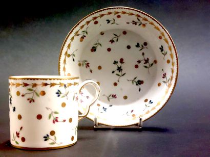 Paris



Porcelain cup and saucer with polychrome...