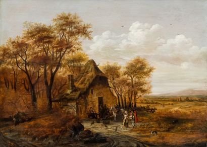 Attributed to Jan Van der MEER 

Cottage...