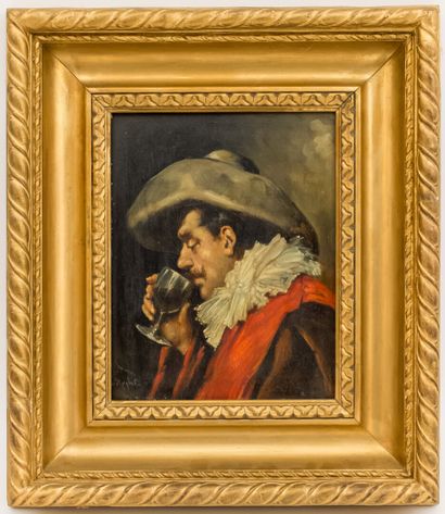 Ferdinand ROYBET (1840-1920)

Musketeer drinking...