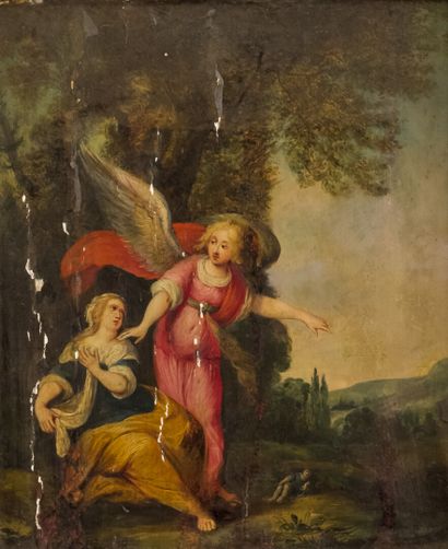 Attributed to Cornelis I DE BAELLIEUR (1607-1671)

Hagar...