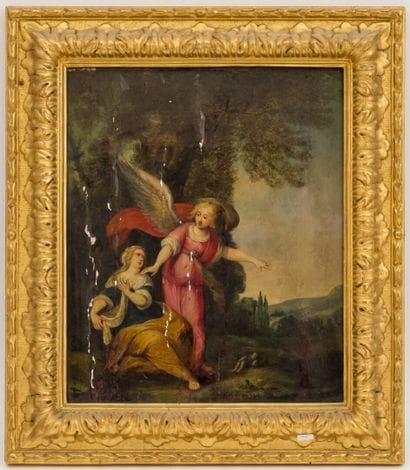 Attributed to Cornelis I DE BAELLIEUR (1607-1671)

Hagar...
