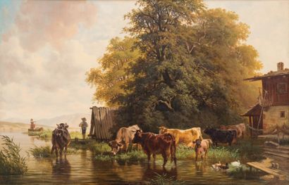 Eduard GÖTZELMANN (1830-1903)

Animated landscape...
