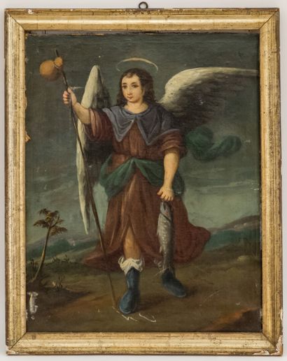 SPANISH SCHOOL 18th century

Archangel

Oil...