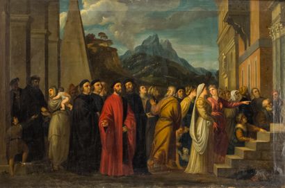 19th century italian school

Procession

Oil...