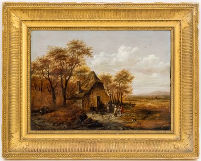 Attributed to Jan Van der MEER 

Cottage...