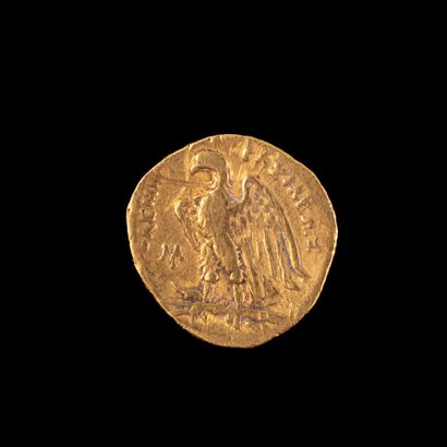 EGYPT, Ptolemy I, Soter, 

1/2 statere of...