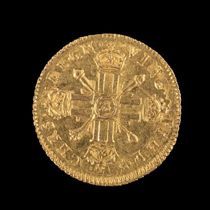 LOUIS XIV 

Gold Louis with 8 L and insignia...