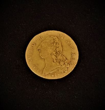 Double Louis d'or de Louis XVI, au buste...