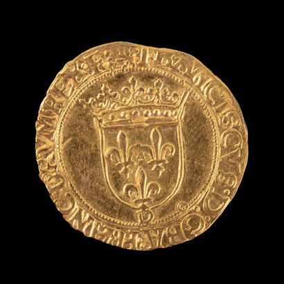 Francis I 

Gold Ecu with a cross 

1st Type...